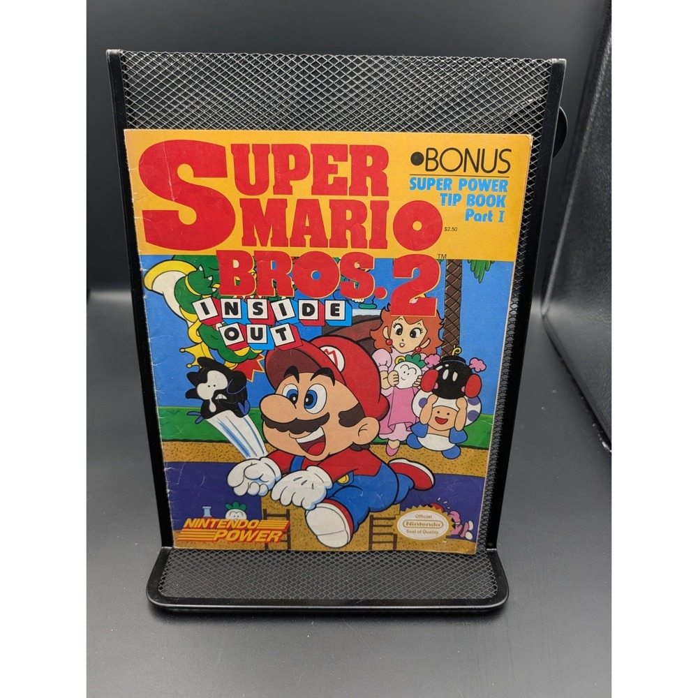 Vintage Nintendo Power SUPER MARIOS BROS 2 Inside Out Tip Book Part 1 1989